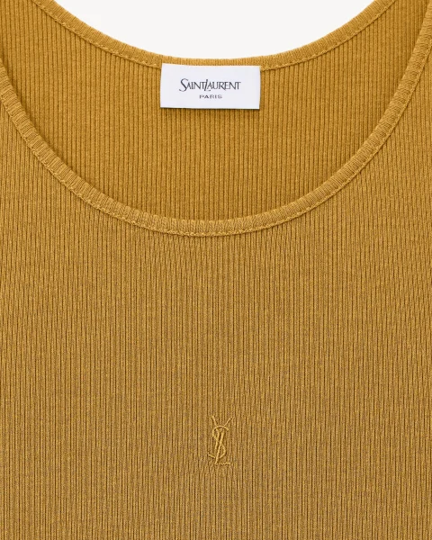 Cassandre Tank Top in Yellow — снимка 2