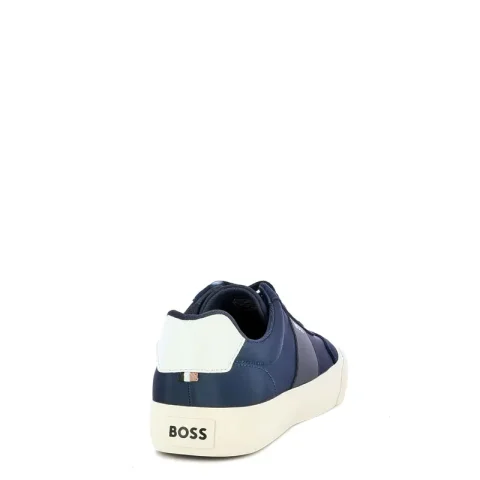 Мъжки Сникърс BOSS – 50563847 AIDEN TENN SDNYPU DARK BLUE — снимка 2
