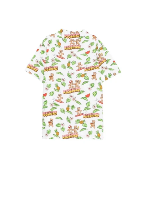Риза с цялостен принт Moschino Kids — снимка 2