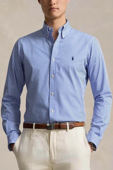 Риза Bistrch Poplin-Cubdppcs 710929346001 400 blue — снимка 2