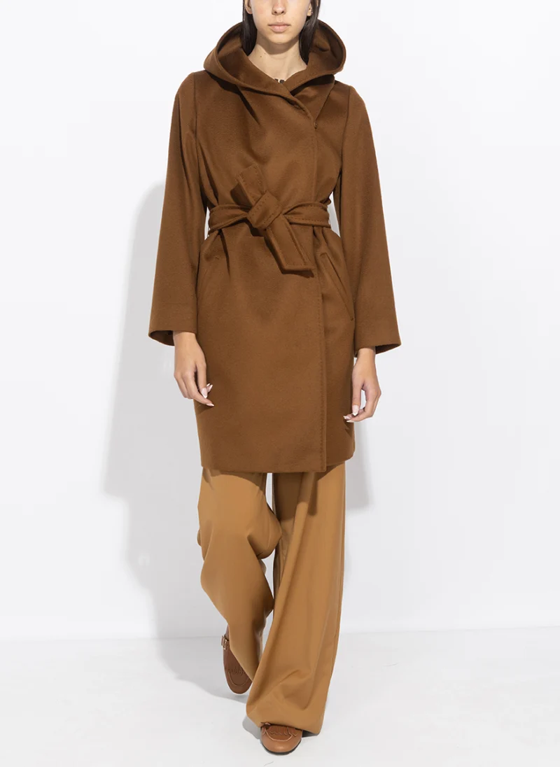 Палто от фина вълна 'Robe style' Max Mara Studio Mstnewmang