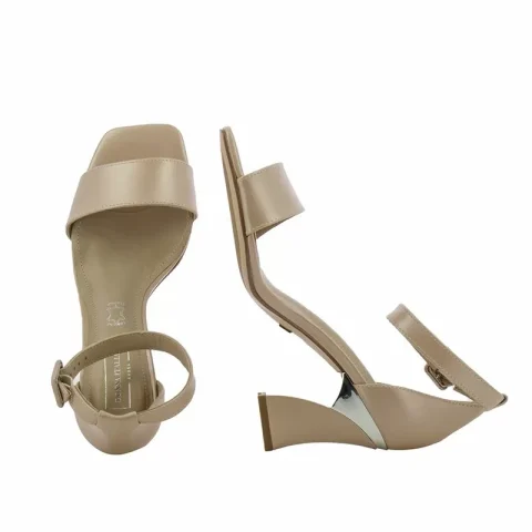 Дамски Сандали На Ток DONNA ITALIANA – 10129-619-869 PISA NEW NUDPINK — снимка 2