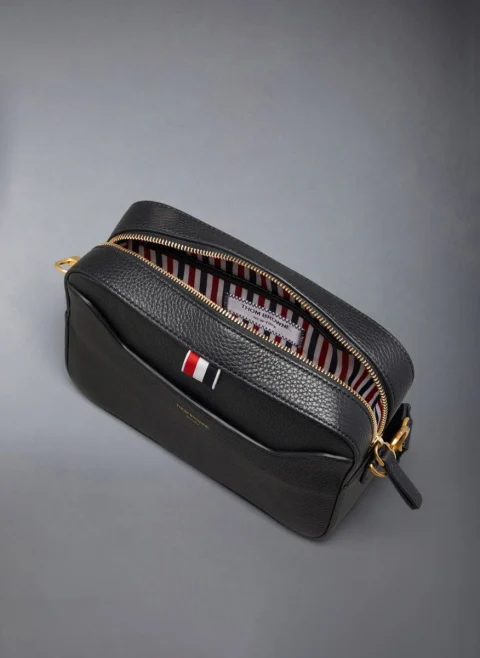 Малка кожена чанта 'Camera' Thom Browne — снимка 4