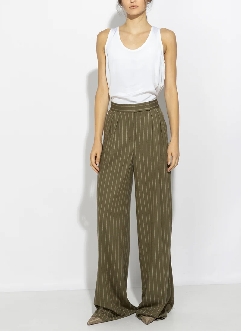 Панталон с фино райе Max Mara Mxmrio