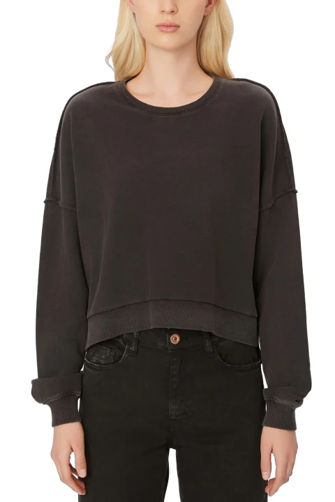 Суичър Oversized Assymetric DLWC000036 vintage black