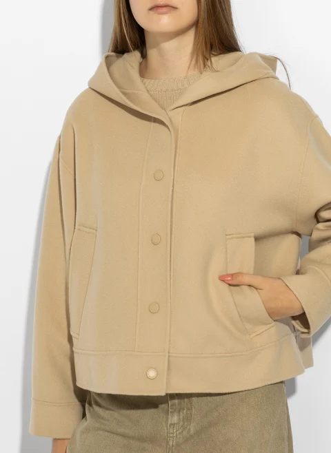 Яке от фина вълна Weekend Max Mara Wkdridente — снимка 7