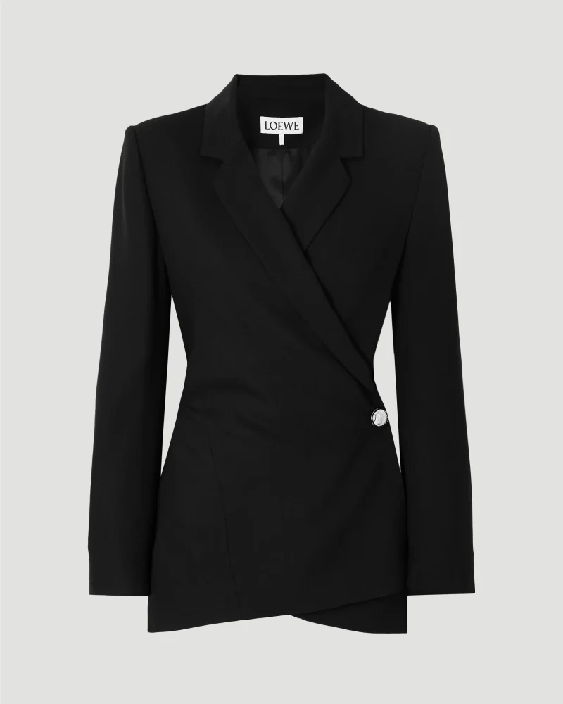 Jacket in Stretch Viscose Blend