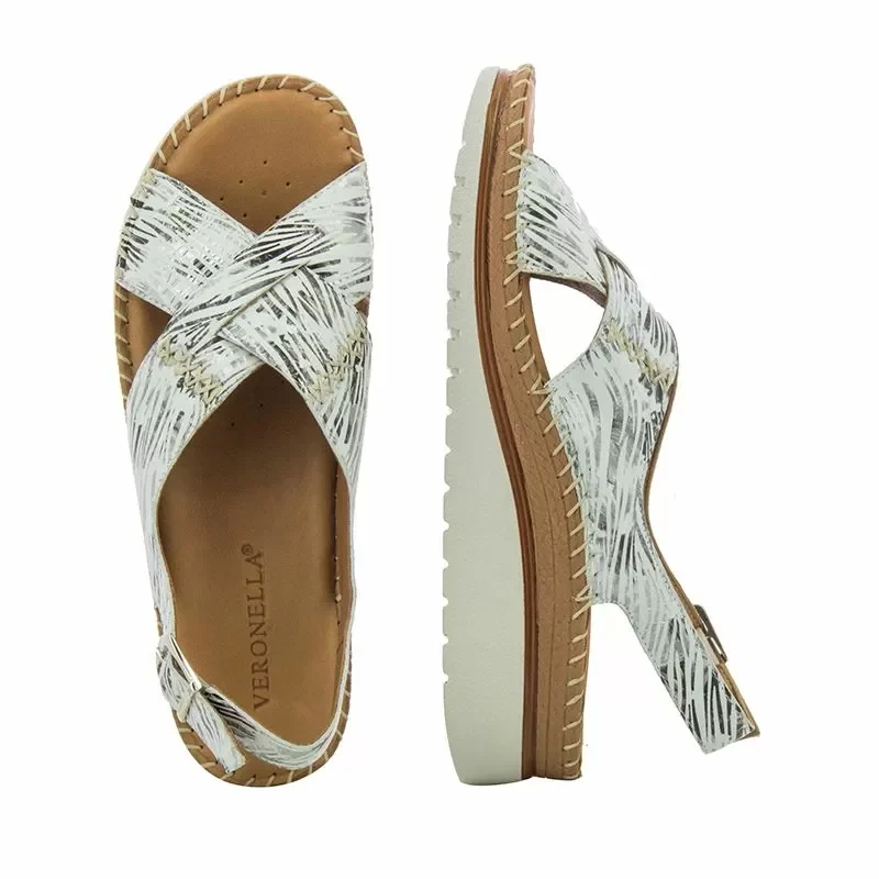 Дамски Сандали На Платформа VERONELA – 148.0141 CRISPY White 31 — снимка 4