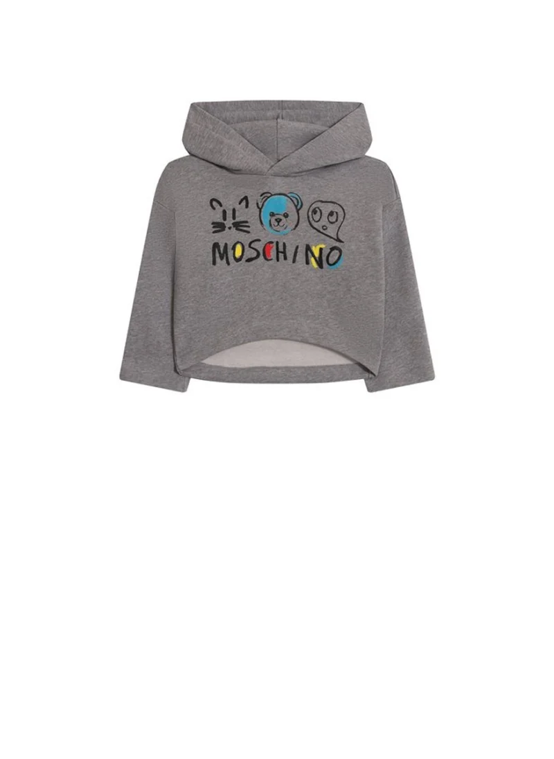 Суитшърт с графичен принт Moschino Kids