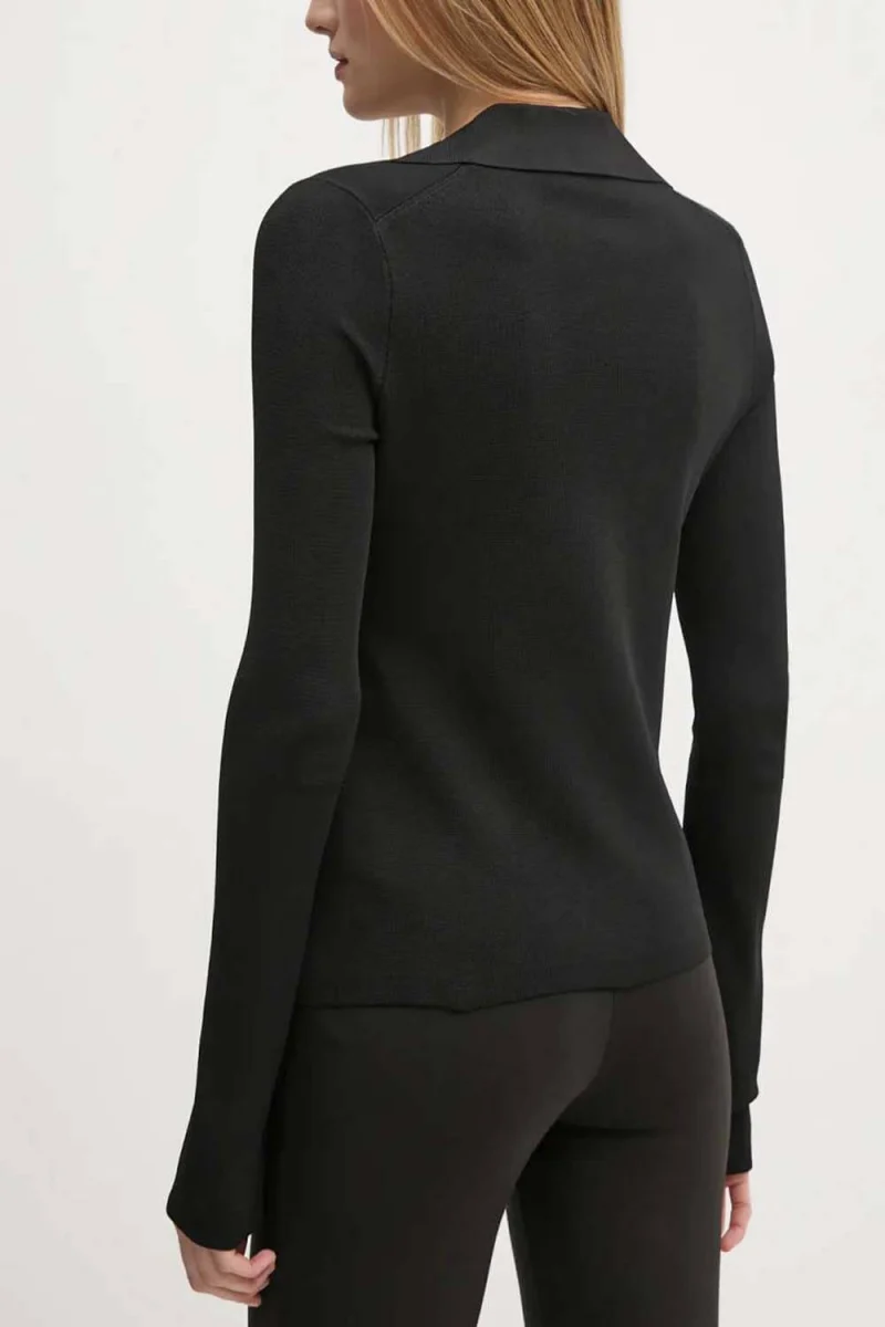 Жилетка Rayon Hook&Eye Sweater J20J224800 BEH ck black — снимка 2