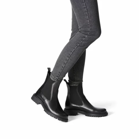 Дамски Равни Боти TAMARIS – 1-25427-41-001 BLACK_2 — снимка 6