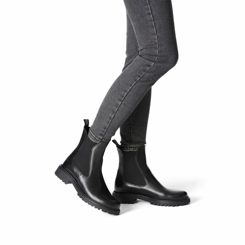 Дамски Равни Боти TAMARIS – 1-25427-41-001 BLACK_2 — снимка 6