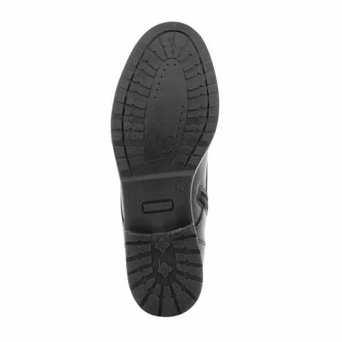 Дамски Равни Боти CARLO FABIANI – TOP 37 BLACK LEATHER — снимка 4