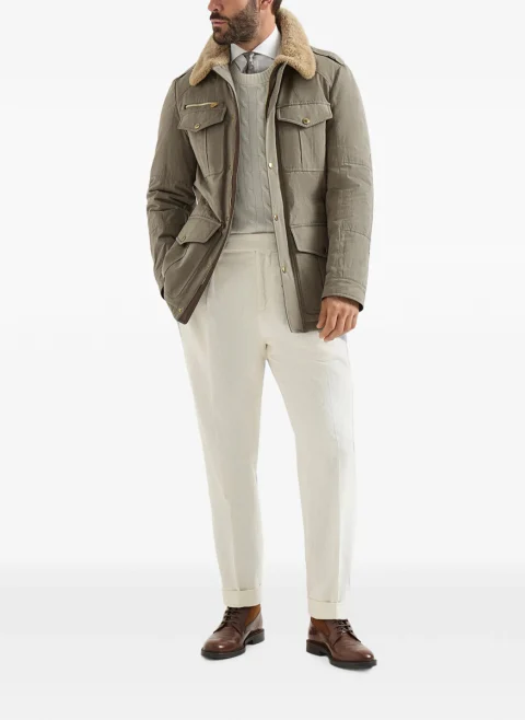 Пуловер от кашмир 'Cable-knit' Brunello Cucinelli — снимка 5