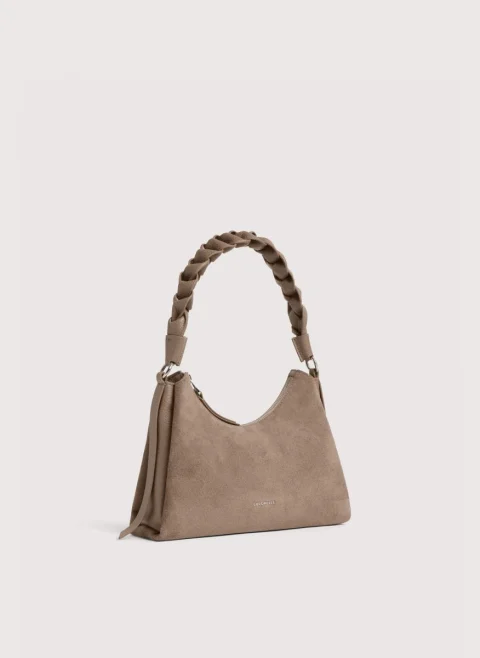 Велурена чанта Coccinelle Boheme Small — снимка 6
