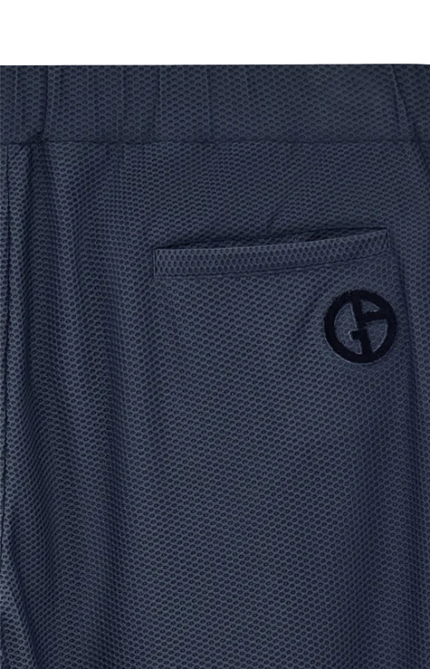Slim Fit Trousers in Hi-Tech Honeycomb Jersey — снимка 2