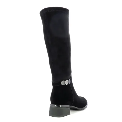 Ботуши На Ток CARLO FABIANI – 3461073 BLACK SUEDE — снимка 2