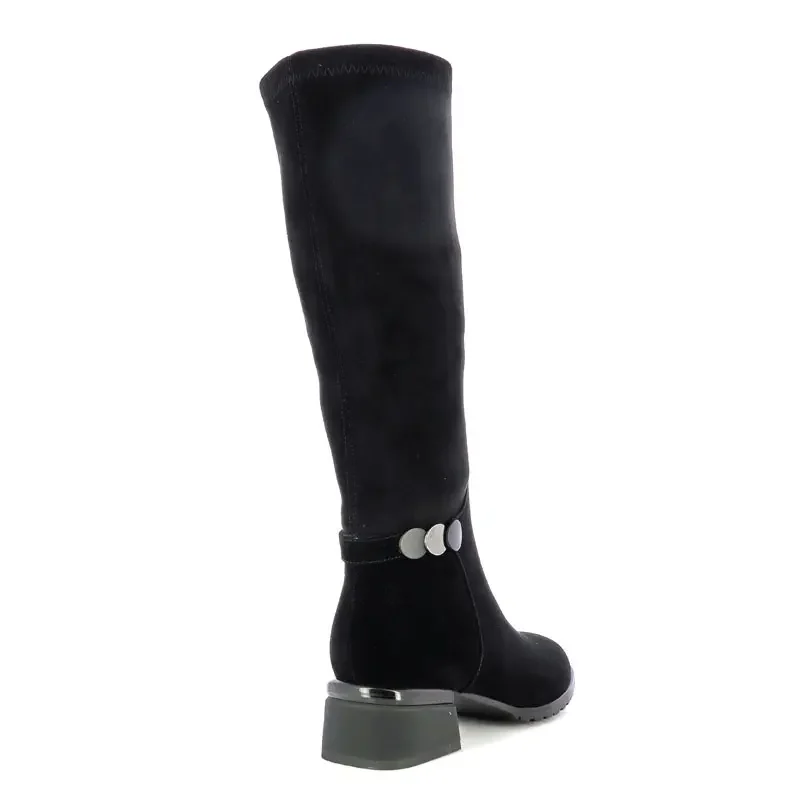 Ботуши На Ток CARLO FABIANI – 3461073 BLACK SUEDE — снимка 2