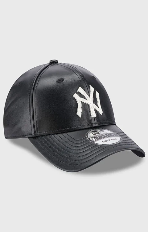 Кожена шапка NEW YORK YANKEES — снимка 3