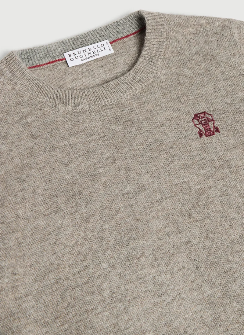 Пуловер от кашмир Brunello Cucinelli Kids 4 — снимка 6