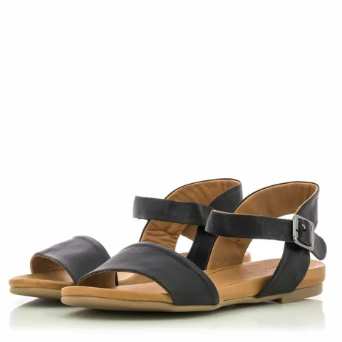 Дамски Равни Сандали DNA Footwear – 215243 ROCKAWAY BLK — снимка 3