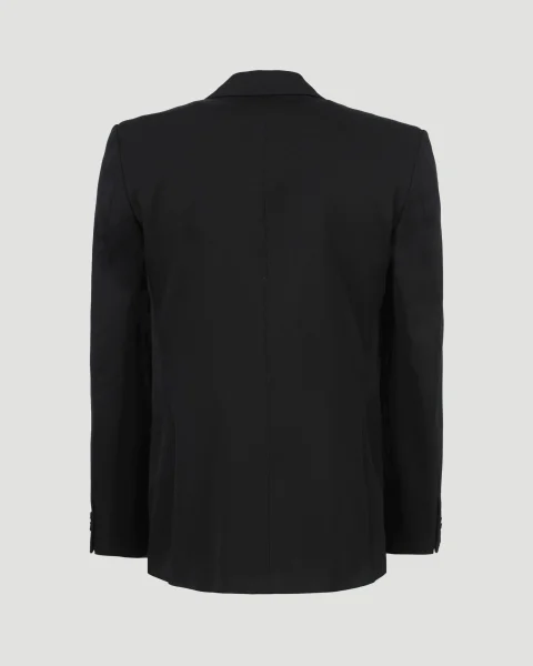 Single-Breasted Blazer in Black — снимка 2