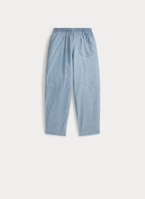 Панталон с бродерия Ralph Lauren Kids 8-20 — снимка 2