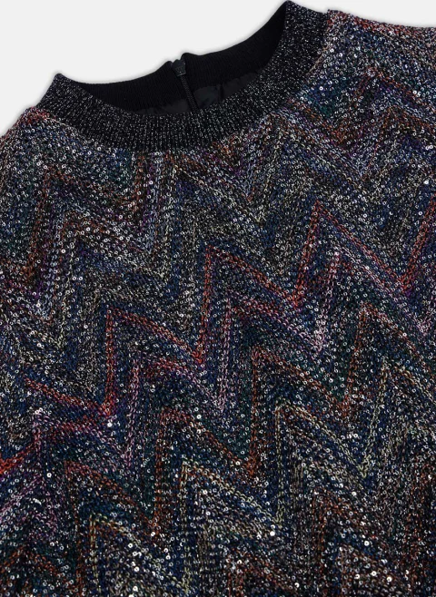 Блуза с пайети Missoni Kids — снимка 2