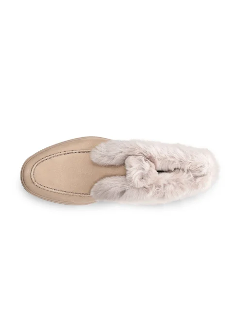 Боти от набук с мека подплата Santoni — снимка 4