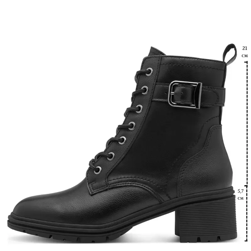 Дамски Боти На Ток TAMARIS – 1-25907-45-001 BLACK — снимка 7