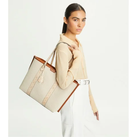 Дамска чанта PERRY CANVAS TORY BURCH — снимка 8