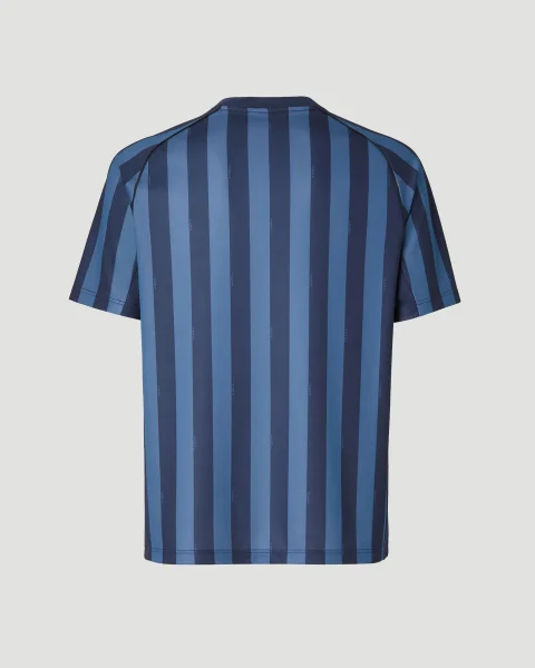T-Shirt in Blue Pequin — снимка 2