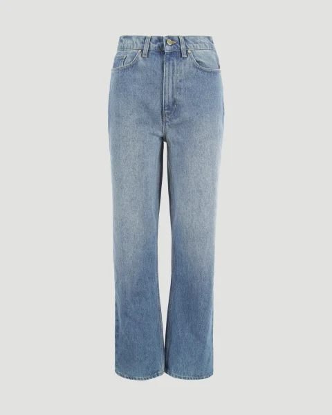 Women's Vintage Distressed Washed Jeans