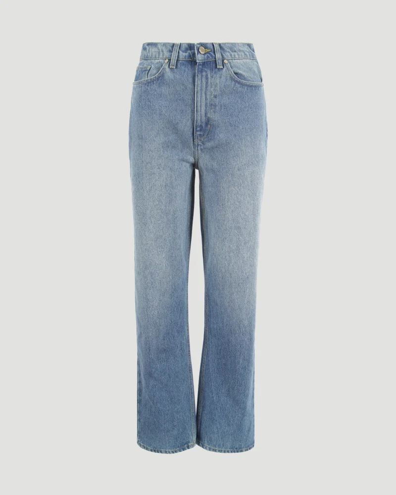 Women's Vintage Distressed Washed Jeans