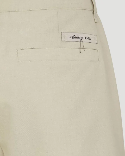 Wool Shorts in Beige — снимка 3