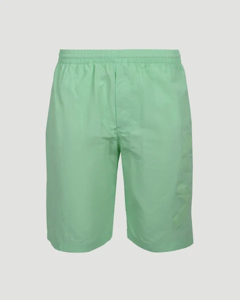 Mid-Length Classic Swim Shorts in Green