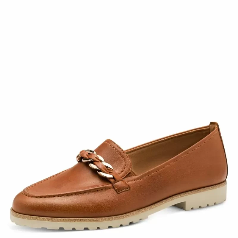 Дамски Лоуфър TAMARIS – 1-24200-42-348 COGNAC LEATHER — снимка 3