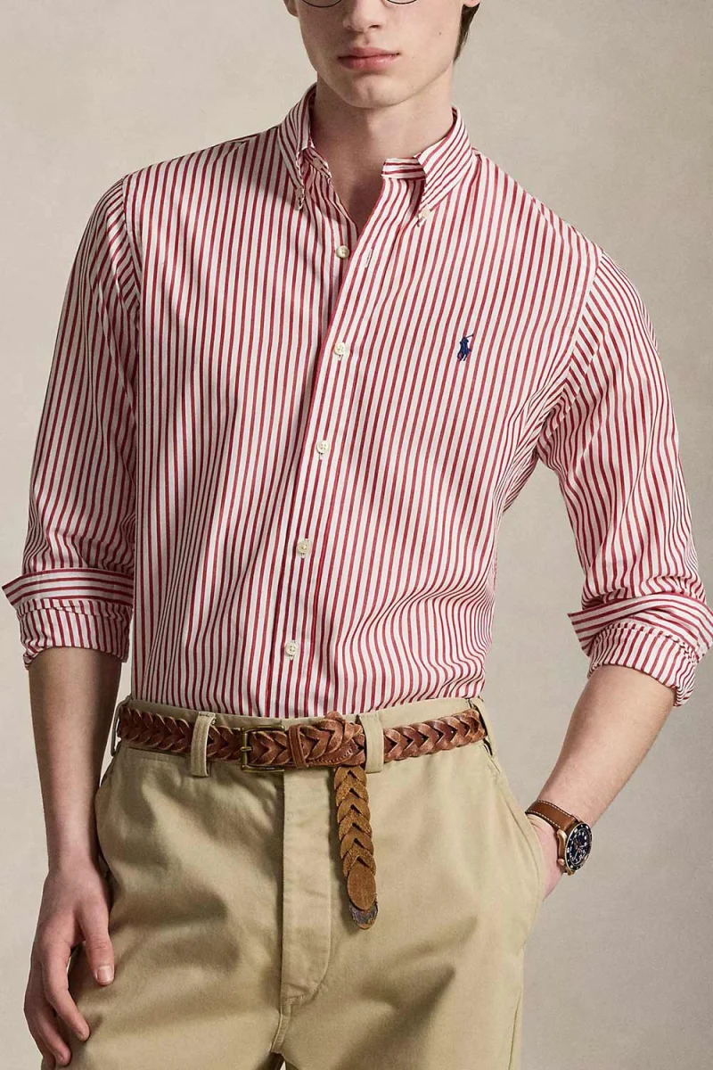 Риза Washed Broadcloth-Wvn 710B15595002 100 white — снимка 2