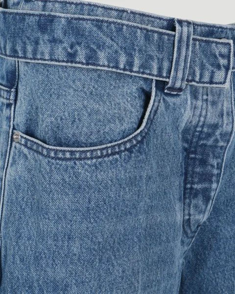 Belted Raver Pant in Denim — снимка 5
