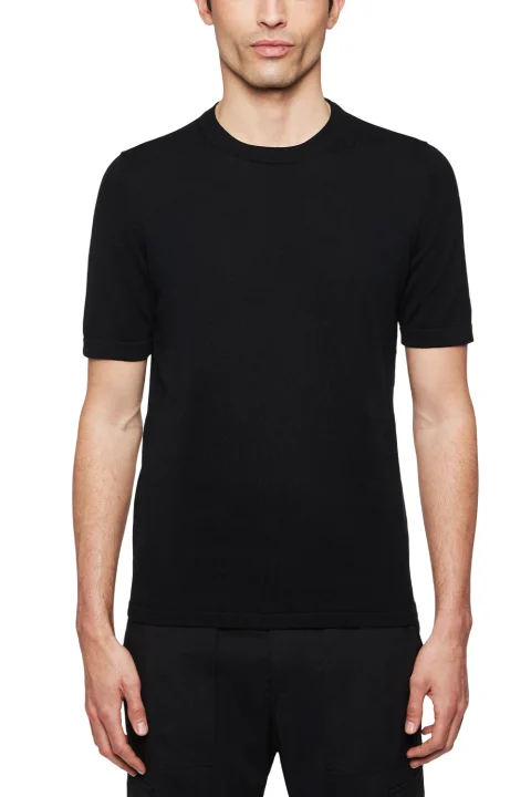 T-Shirt VALENTIN-420052 1000-black — снимка 2