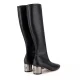 Дамски черни ботуши Casadei — снимка 3