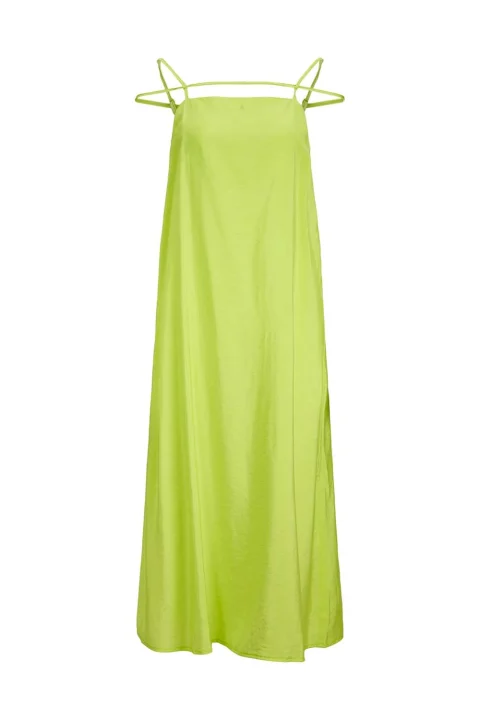 Рокля Jxwillow Long Strap Dress 12235207 13-0550 TCX lime punch