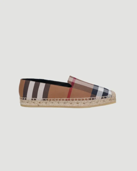 Vintage Check Print Espadrilles