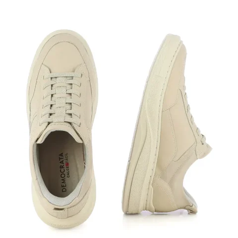 Мъжки Сникърс DEMOCRATA – 653101-005 PACE FACIL CREAM — снимка 5