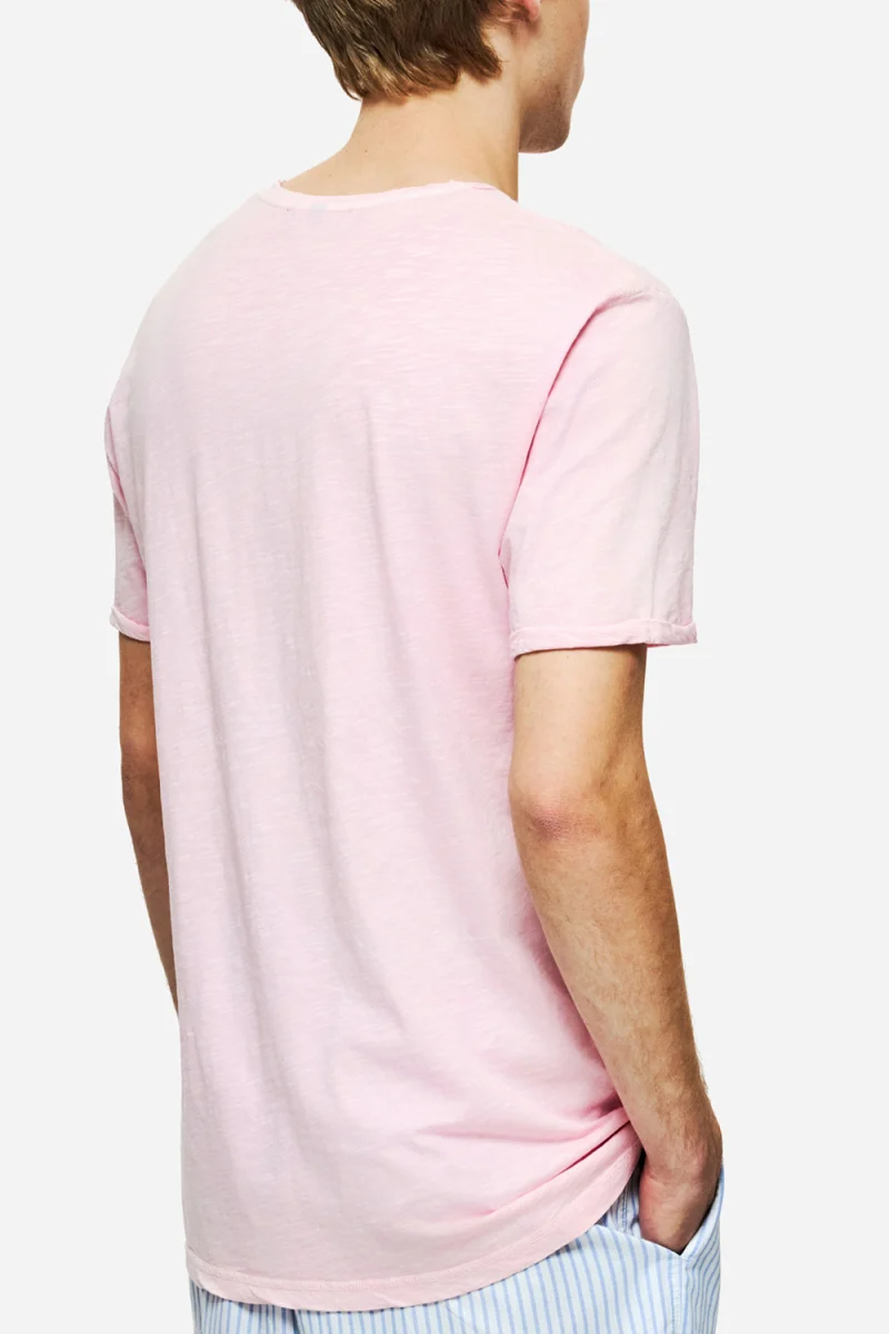 T-Shirt The Roundneck Detailed DLMT000644 bubblegum — снимка 2