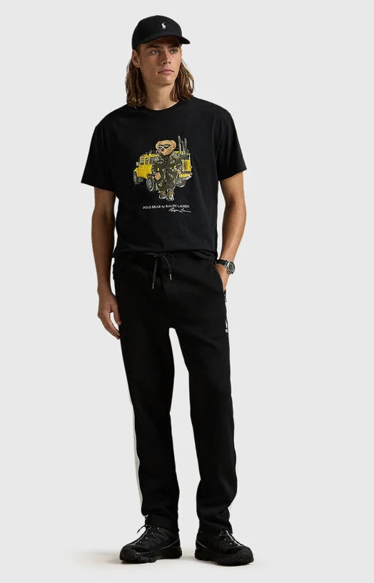 Памучна тениска с принт Polo Bear — снимка 2