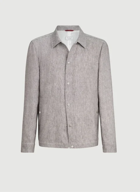 Яке с лен Brunello Cucinelli — снимка 2