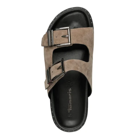 Дамски Равни Чехли TAMARIS – 1-27423-46-341 TAUPE — снимка 5