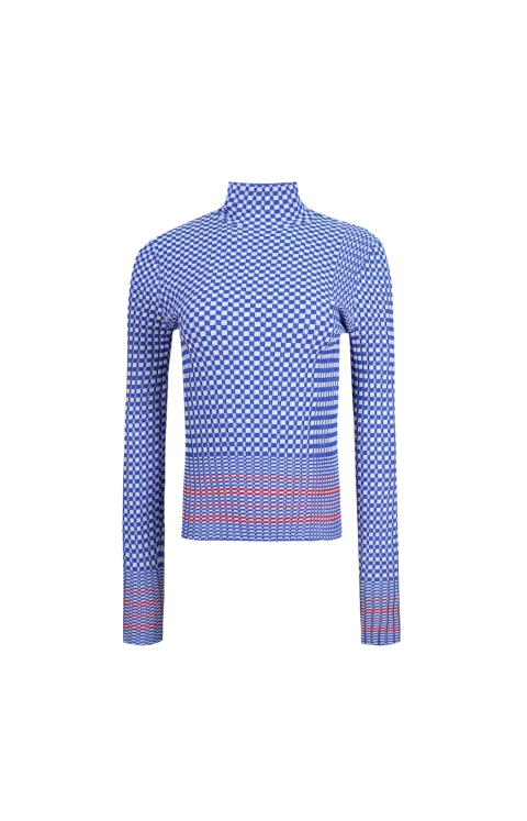 Loewe x Cosima Von Bonin Checked High-Neck Sweater