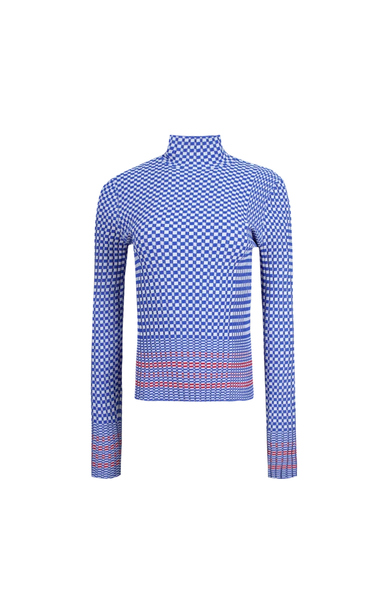 Loewe x Cosima Von Bonin Checked High-Neck Sweater